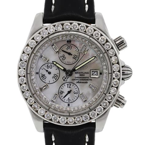 breitling a13356 805556|breitling a13356 diamond bezel.